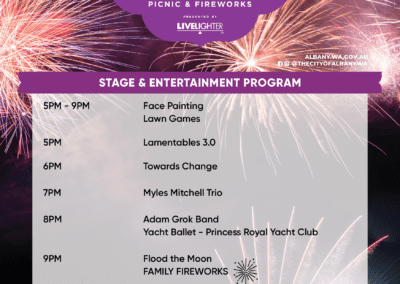 New Year’s Eve Family Picnic & Fireworks 2019 presented by Live Lighter