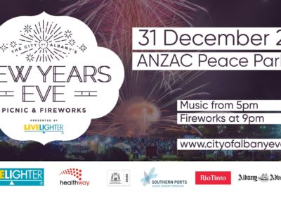 New Years Eve Picnic and Fireworks presented by LiveLighter